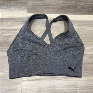 Puma Gray Sports Bra size small